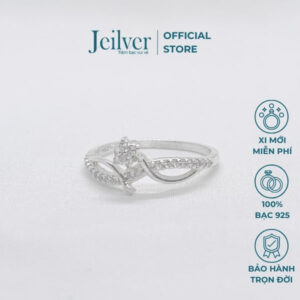 Nhẫn bạc nữ Hoa mơ – Jeilver N24