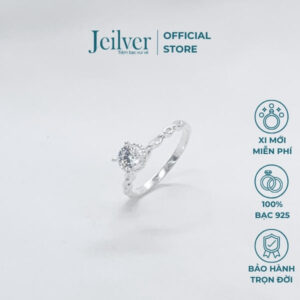 Nhẫn bạc nữ liên kết tình yêu – Jeilver N20