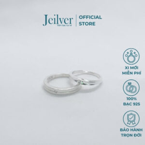 Nhẫn đôi bạc A path in life – Jeilver NĐ17