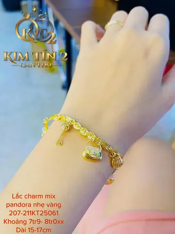Vòng Tay Pandora Vàng 18k Vòng Tay Pandora Vàng 18k