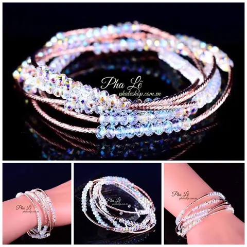 Vòng Tay Pha Lê Handmade