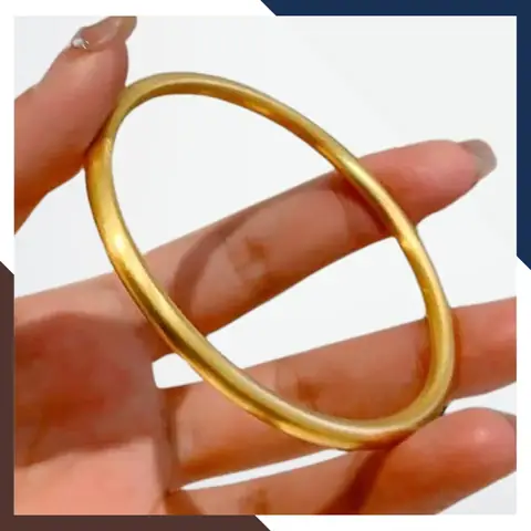 Vòng Tay Trơn Vàng 24k